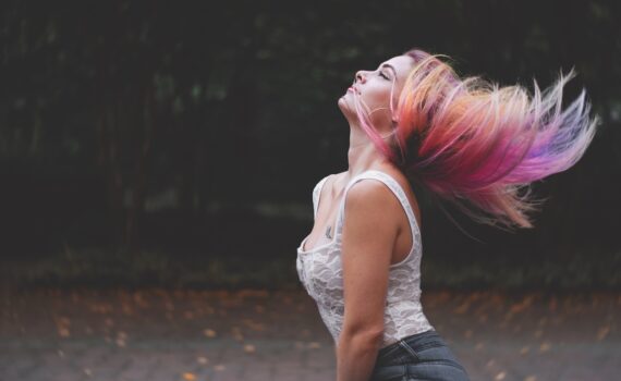 woman, hair, portrait